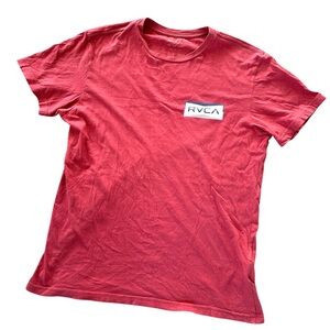 RVCA Men’s Small Short Sleeve TShirt Rust Color EUC